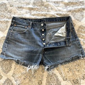 Levi Strauss 501 denim shorts